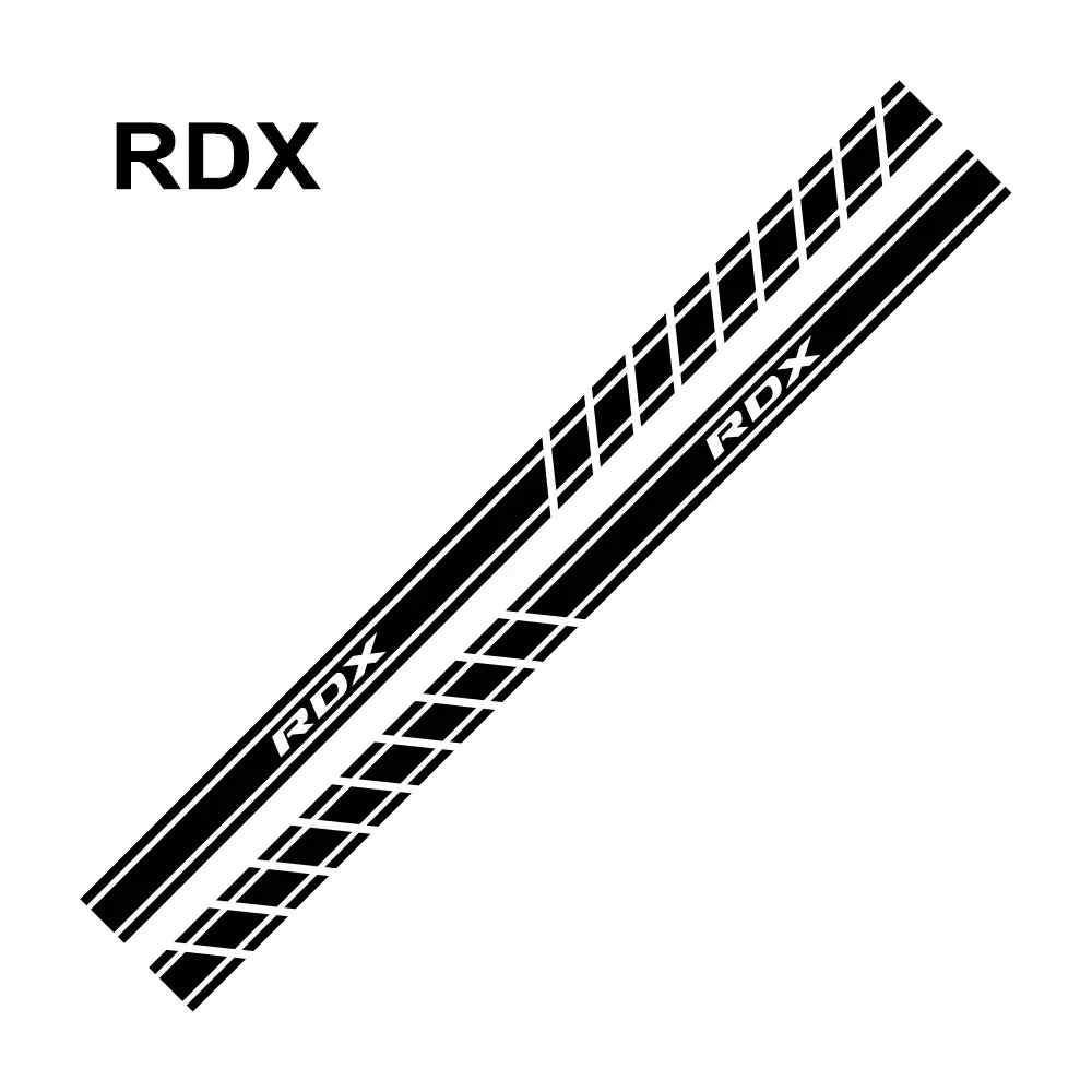 Long Door Side Skirt Stripe Decal for Acura RDX / MDX / TLX / ILX | Sport Vinyl 2-Piece Kit