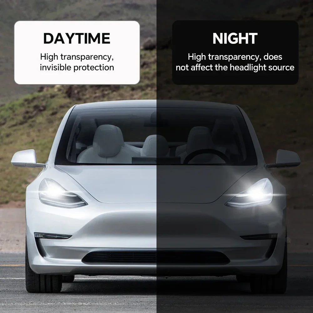 Precut PPF for Tesla Model 3 (2020–2023) | TPU Headlight, Mirror, Door Handle & Tail Light Film