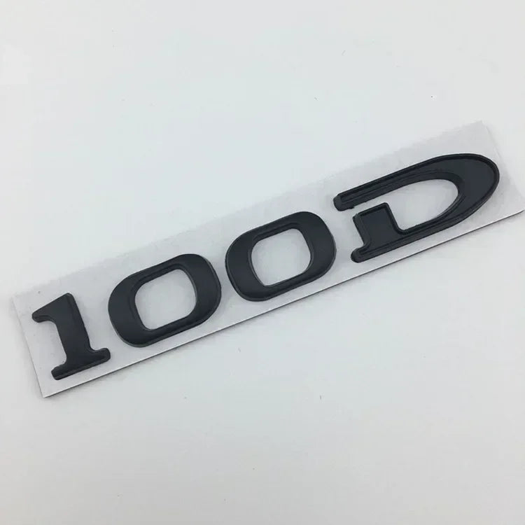 Rear Boot Trunk Tailgate Emblem Badge for Tesla Model 3 / S / X / Y | 75D 85D 90D 100D Sticker