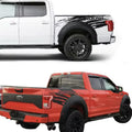 Matte Black Body & Trunk Stripe Decal for Ford F-150 Raptor (2015–2019) | Sport Vinyl Graphics
