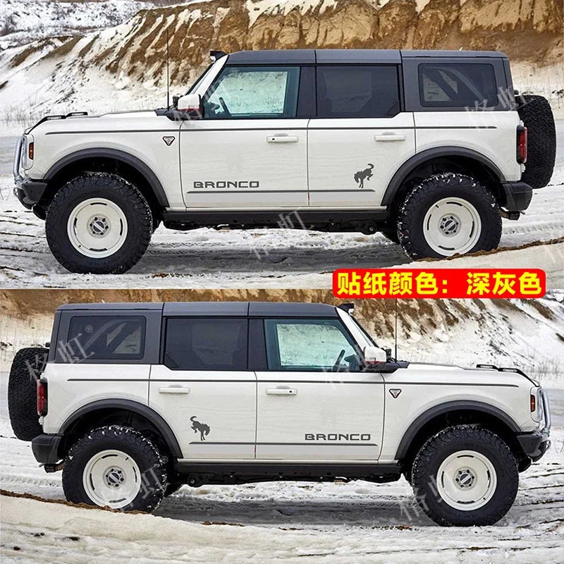Fashion Sport Custom Appearance Modified Vinyl Decal Kit for Ford Bronco | KK Wrap