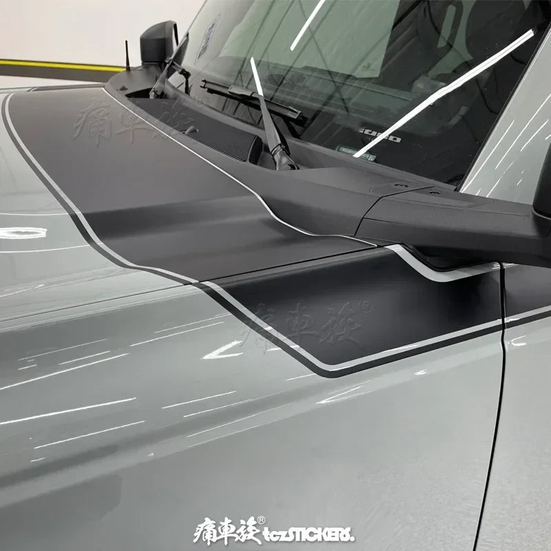 Custom Sports Body & Hood Modification Vinyl Decal Kit for Ford Bronco | PVC Full-Body Wrap