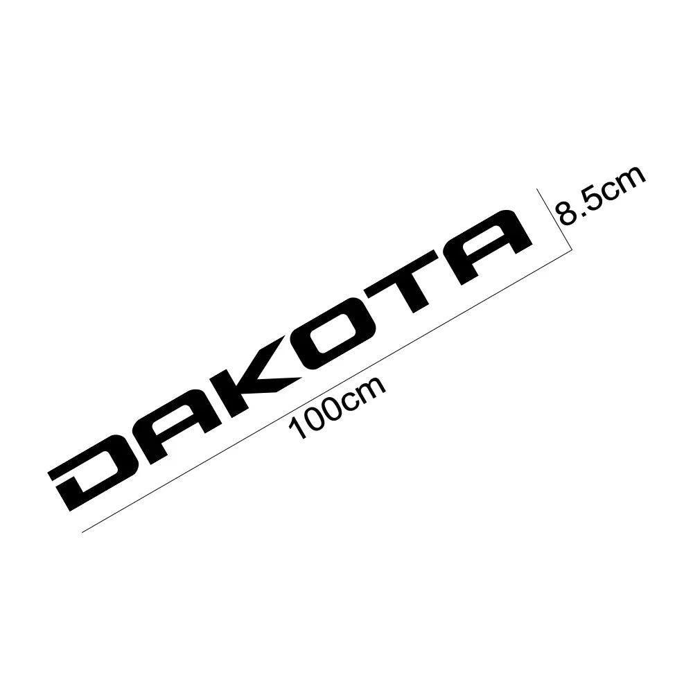 Front Windshield Decal for Dodge Dakota SLT / SXT / 5.9 / R/T | Vinyl Truck Window Sticker