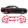 Hellcat SRT Rear Fender Tribal Decal — Both Sides Included | Challenger, Charger & Mustang