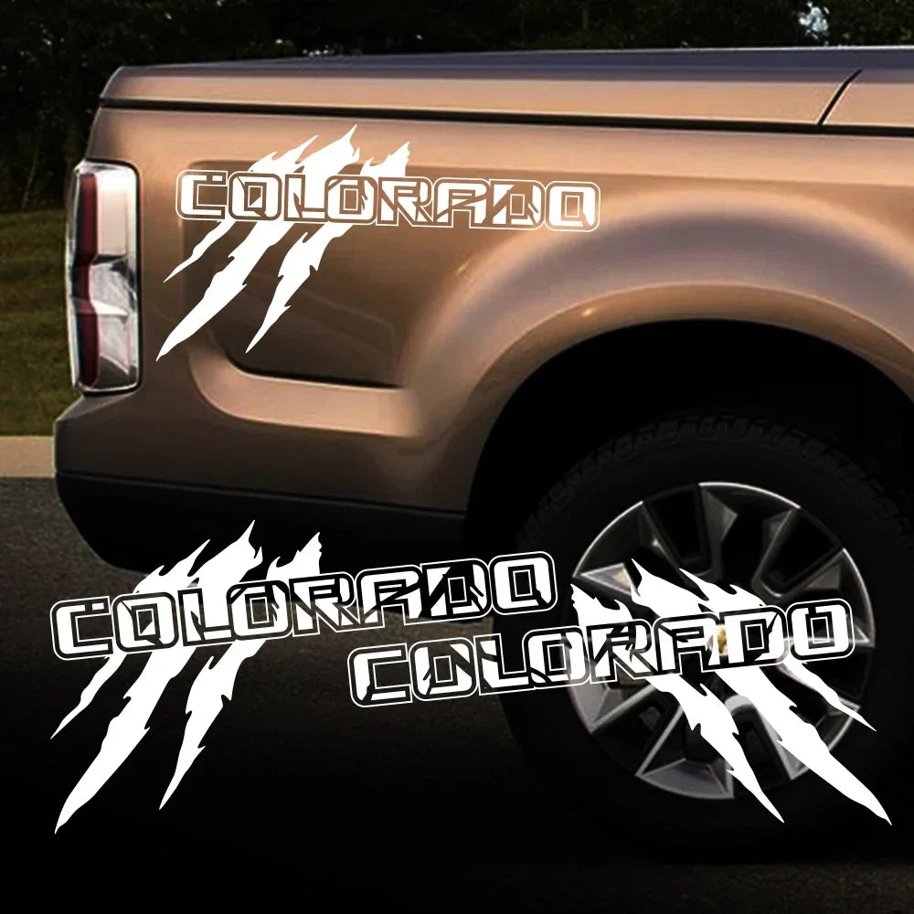 Claw Style Truck Bed Side Decal | Universal Pickup Body Vinyl Graphic