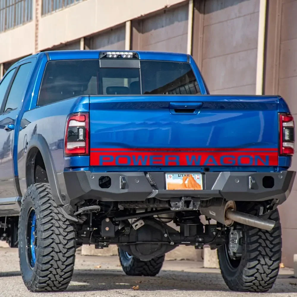 Power Wagon Tailgate Custom Letter Decal for Dodge RAM 1500 / 2500 Rebel | 12-Color Vinyl Sticker