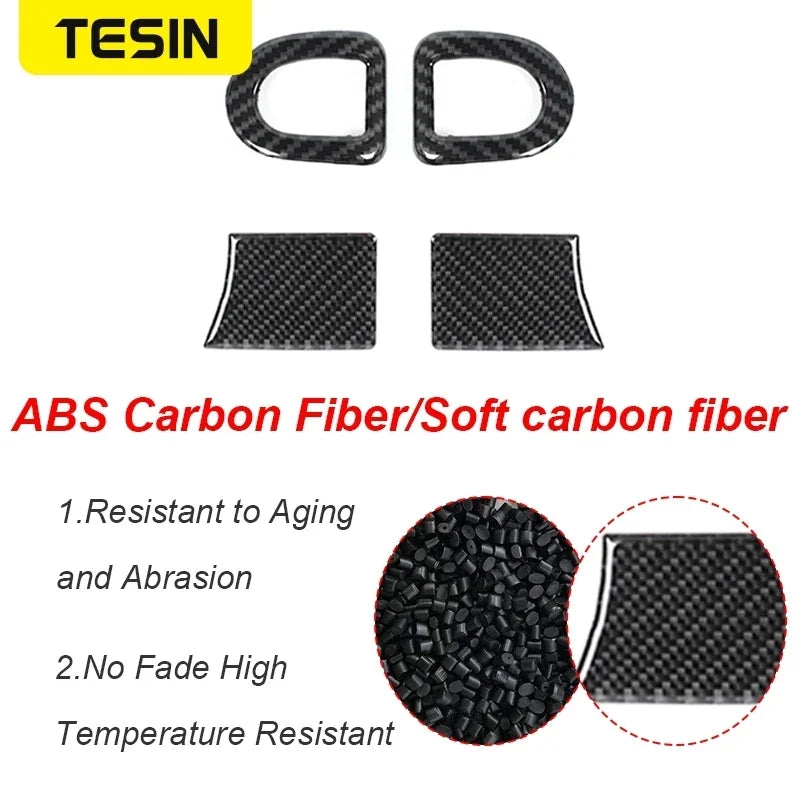 Carbon Fiber Grain Interior & Exterior Decoration Sticker for Ford Mustang (2009-2014) | Kit