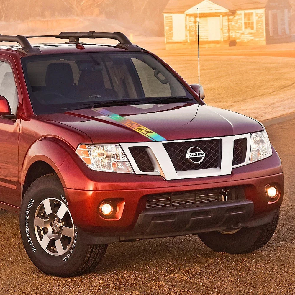 Hood Stripe Decal for Nissan Frontier NP300 / D40 / D22 | Vinyl Truck Style Sticker