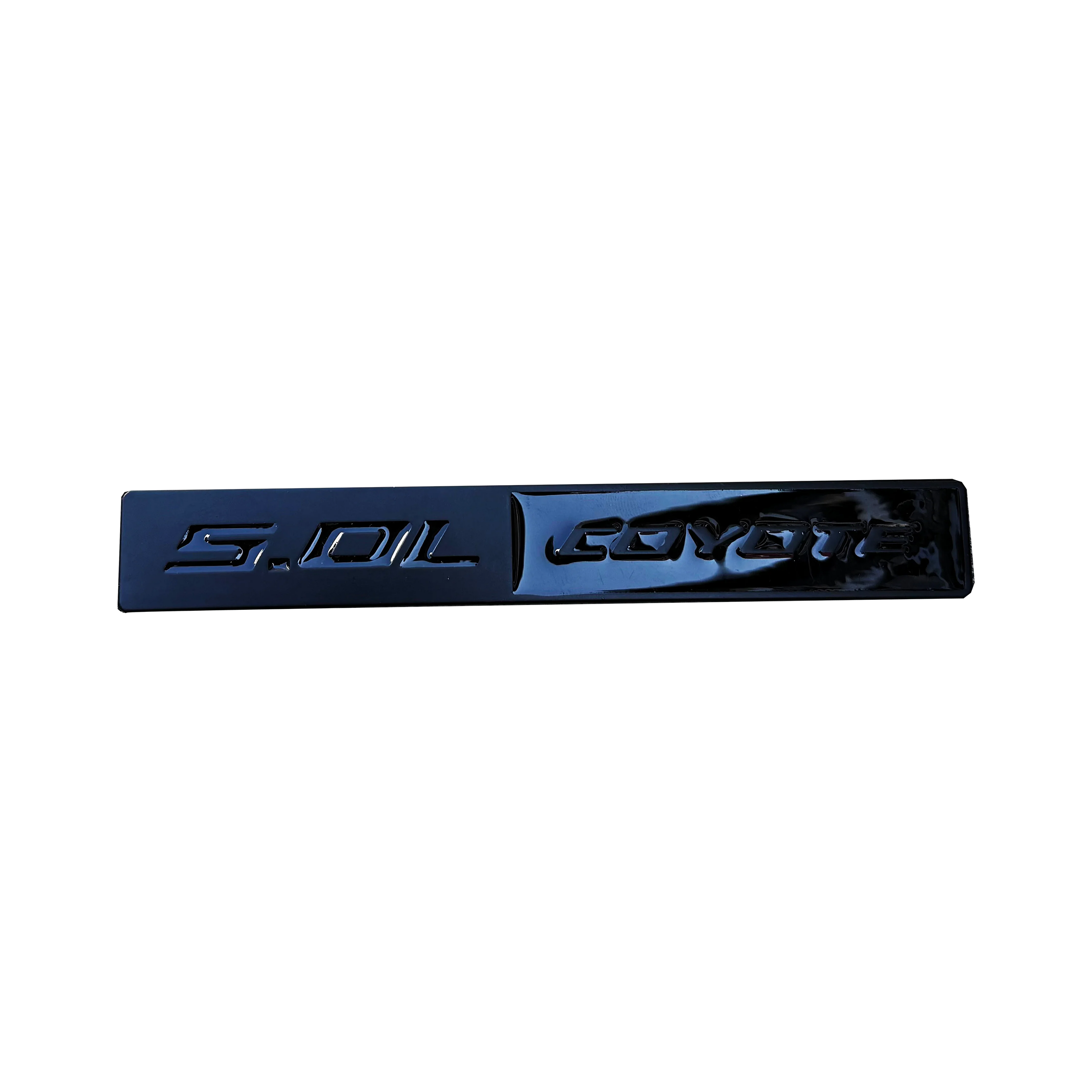 5.0L COYOTE Metal Badge | Trunk & Fender Emblem Sticker for Ford Mustang