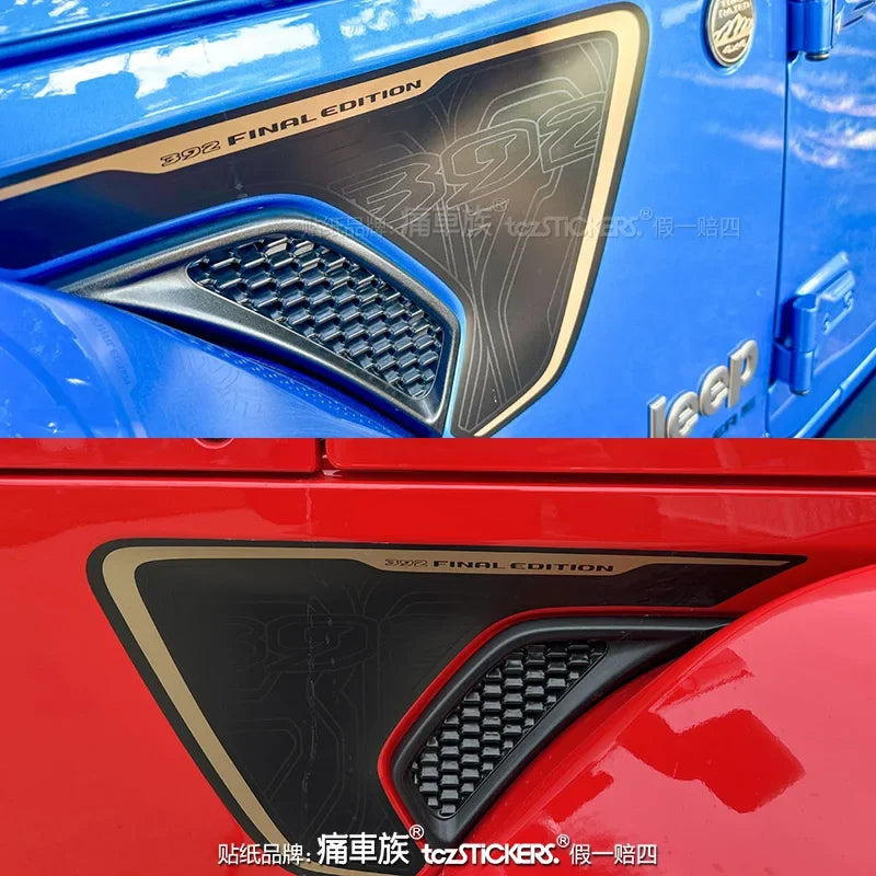 Jeep Wrangler 392 Final Edition Full-Body Vinyl Decal Kit – Custom Sports Graphics | Hood, Door & Body Exterior