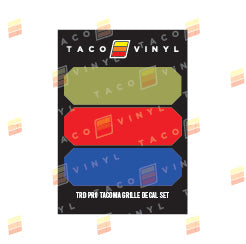 Taco Vinyl Pro Grille Decals