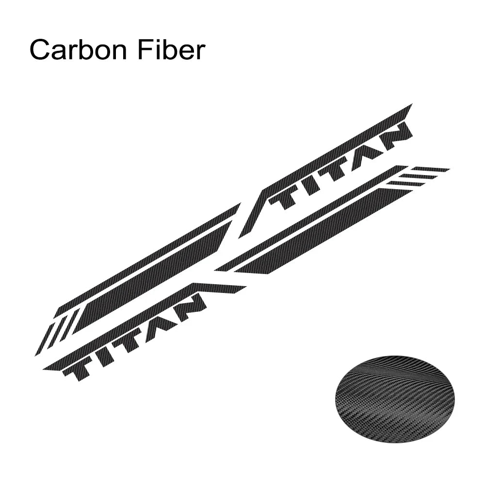Trunk Side Stripe Decal for Nissan Titan Pro-4X | Pickup Truck Vinyl Graphic
