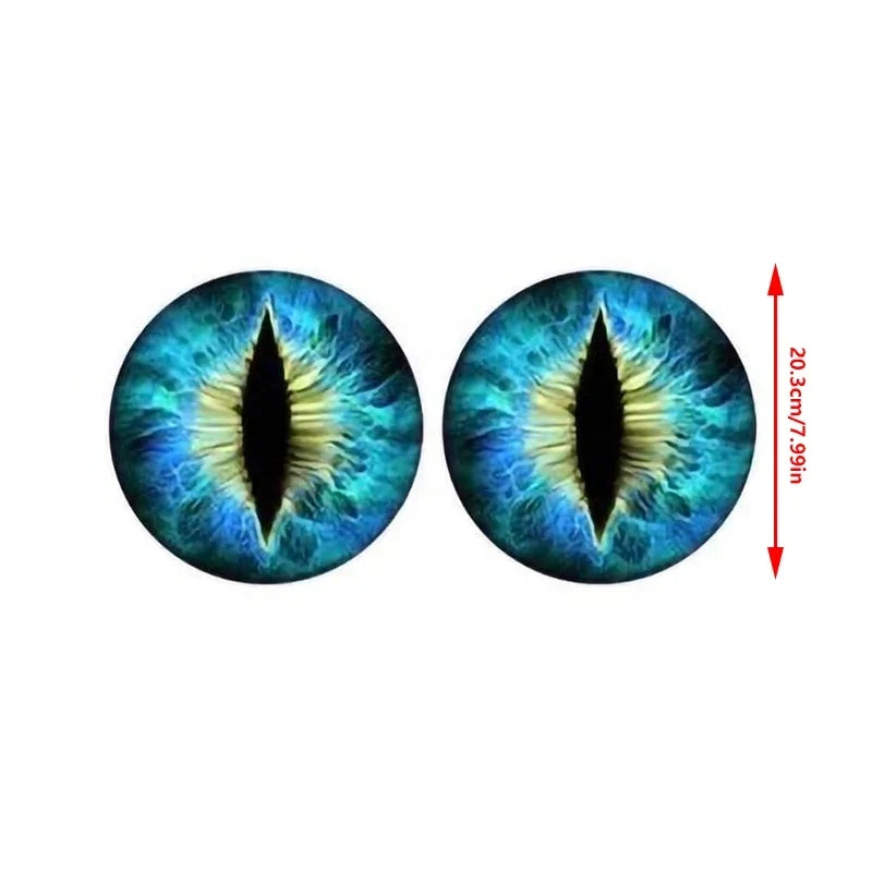 Beast Eyes Headlight Decals – Car & Jeep Headlight Sticker | 6 Colors | Universal Fit