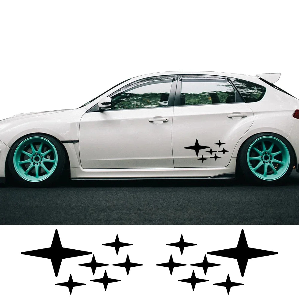 Creative Star Door Side Decal for Subaru Impreza / WRX / STI GDB | 2-Piece Vinyl Sticker