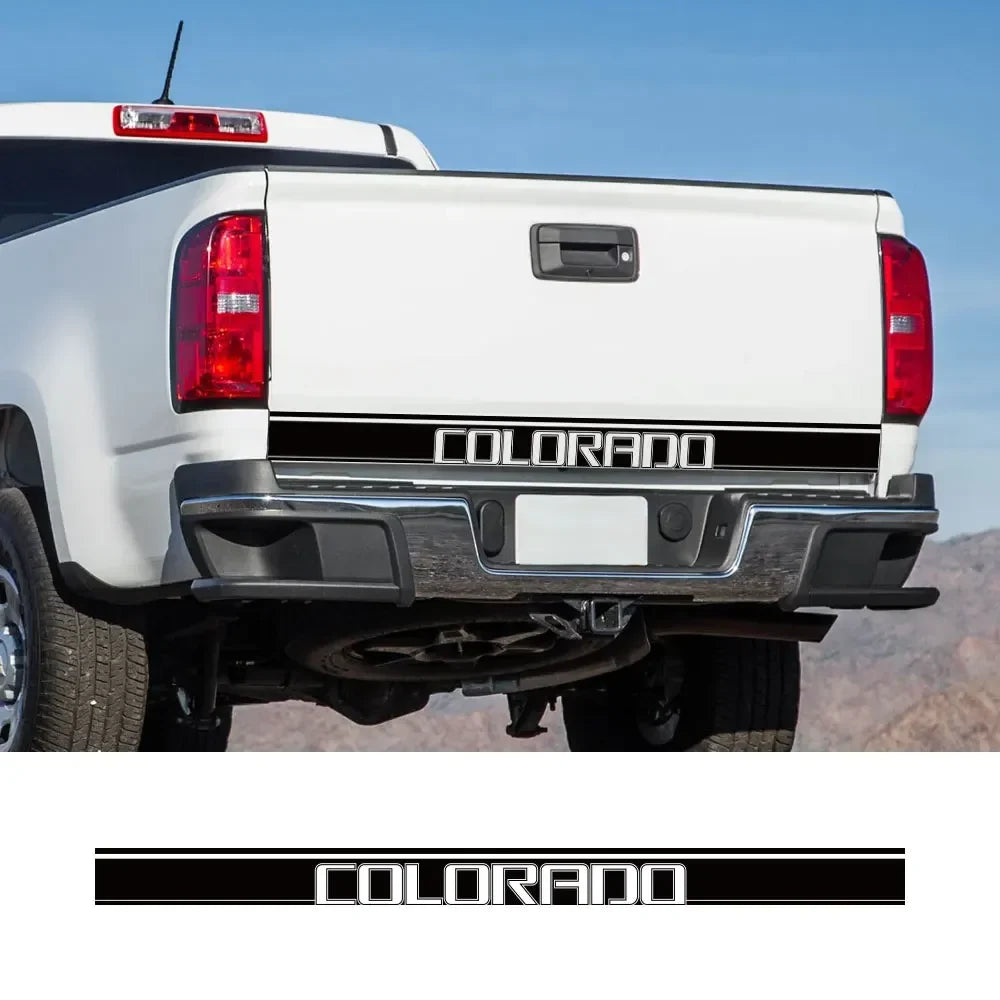 Custom Letter Tailgate Decal for Pickup Trucks | Rear Tail Vinyl Film Graphic