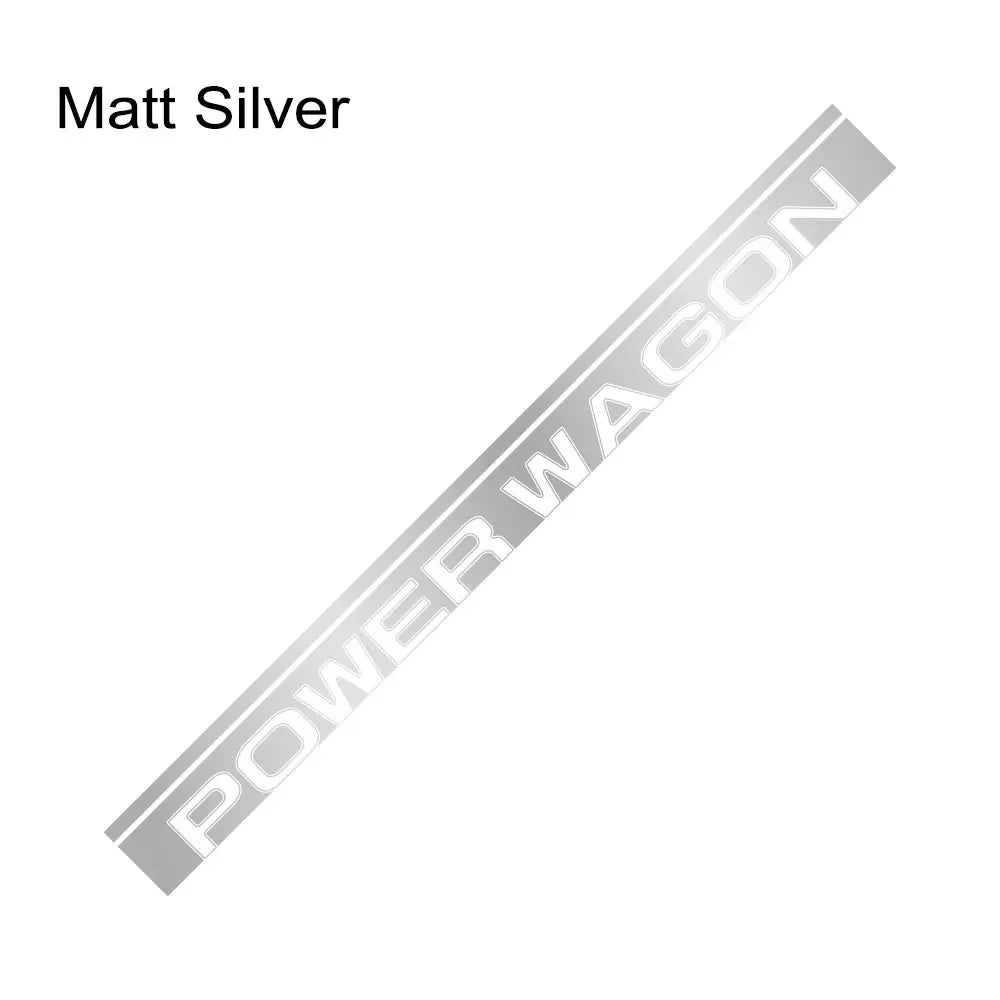 Power Wagon Tailgate Custom Letter Decal for Dodge RAM 1500 / 2500 Rebel | 12-Color Vinyl Sticker