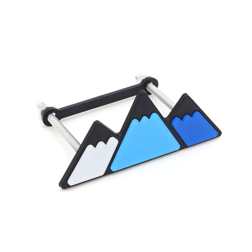 TRD Tri-Color Grille Badge Emblem for Toyota Tacoma / Tundra / 4Runner / Highlander | 3-Piece ABS Set