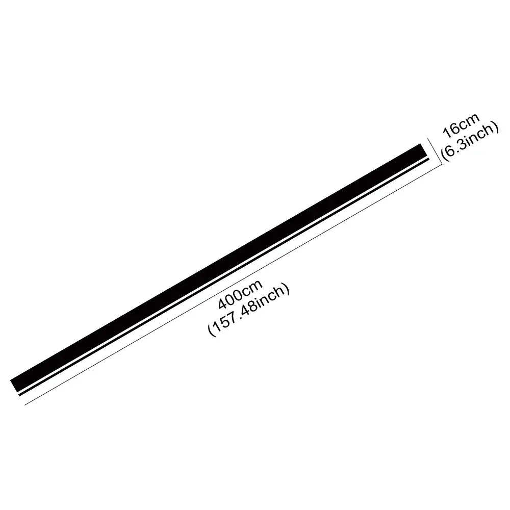 Long Racing Stripe Kit for BMW 3 Series M3 | Hood, Roof & Trunk DIY Vinyl Decal
