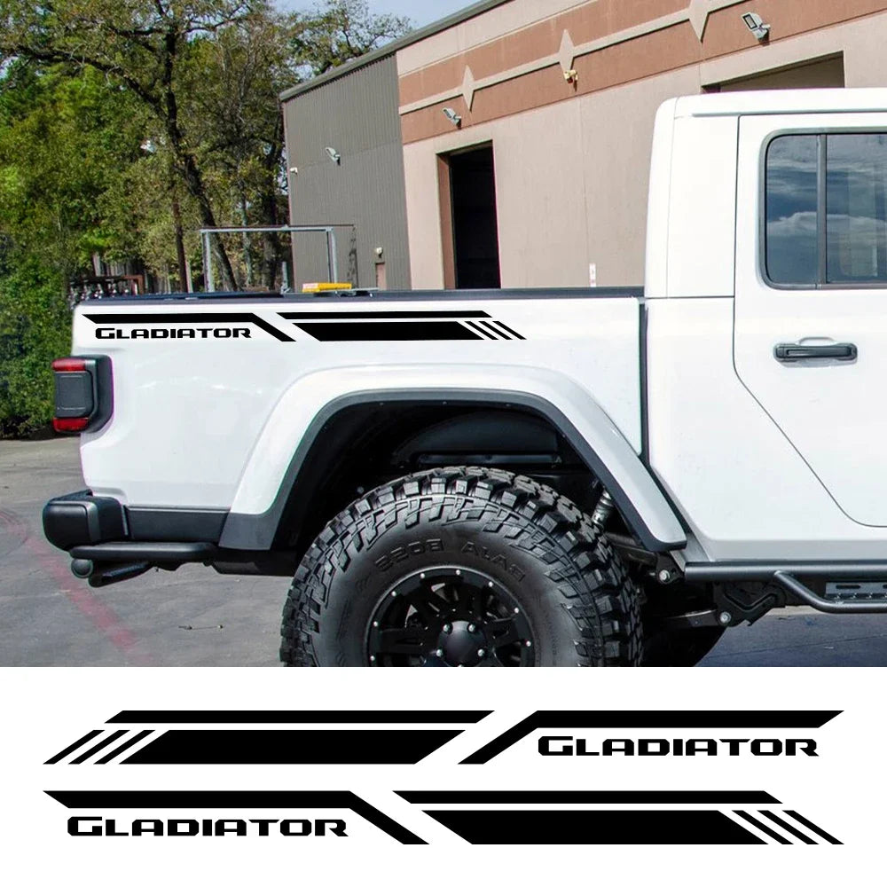 Trunk Side Stripe Decal for Jeep Gladiator JT | Pickup Truck Vinyl Graphic