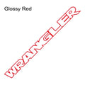 Jeep Wrangler Hood & Side Vinyl Decal – Motor Graphic Bonnet Sticker | JK, JL, TJ, Unlimited
