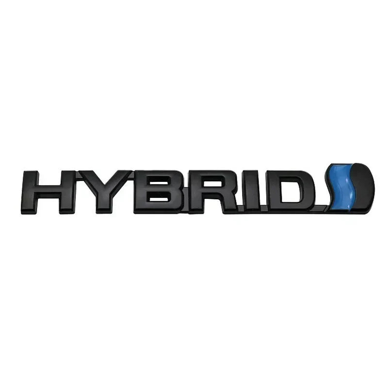 Metal HYBRID Front Grille & Trunk Badge Emblem for Toyota Land Cruiser / Camry | Decal Sticker