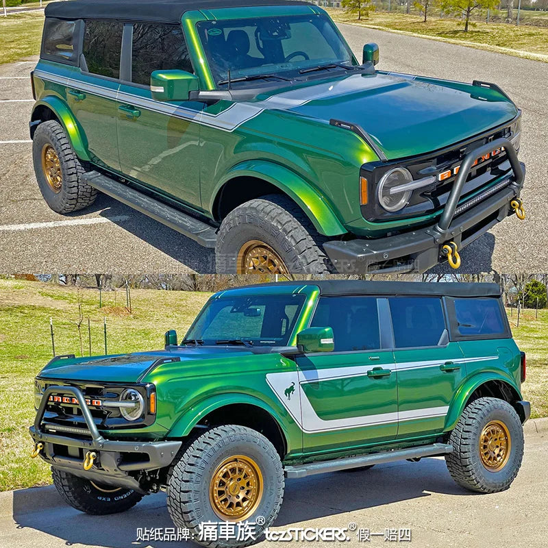 Body & Hood Sport Decoration Stripe Vinyl Kit | Custom KK Graphics for Ford Raptor