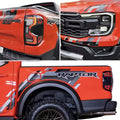 Blackout Bedside, Tailgate & Bumper Decal Kit for Ford Ranger (2022–2024) | Precut Vinyl Graphics