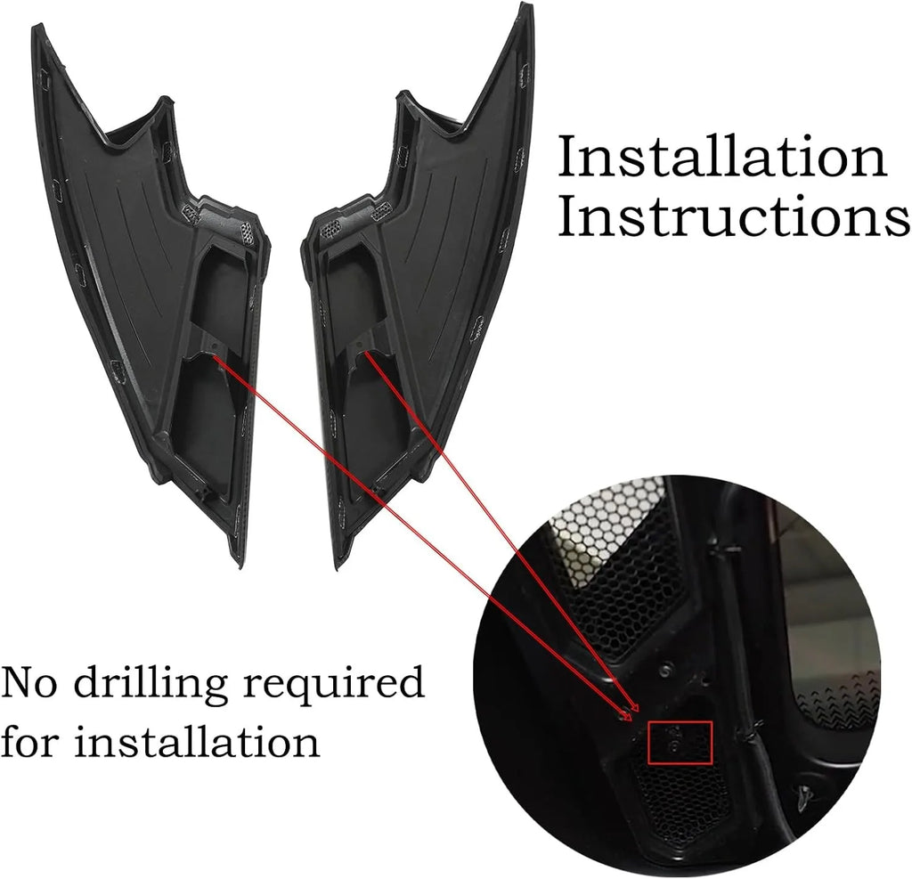 Rear Roof Intake Port Cover for Chevrolet Corvette C8 Coupe (2020–2025) | ABS Accessory