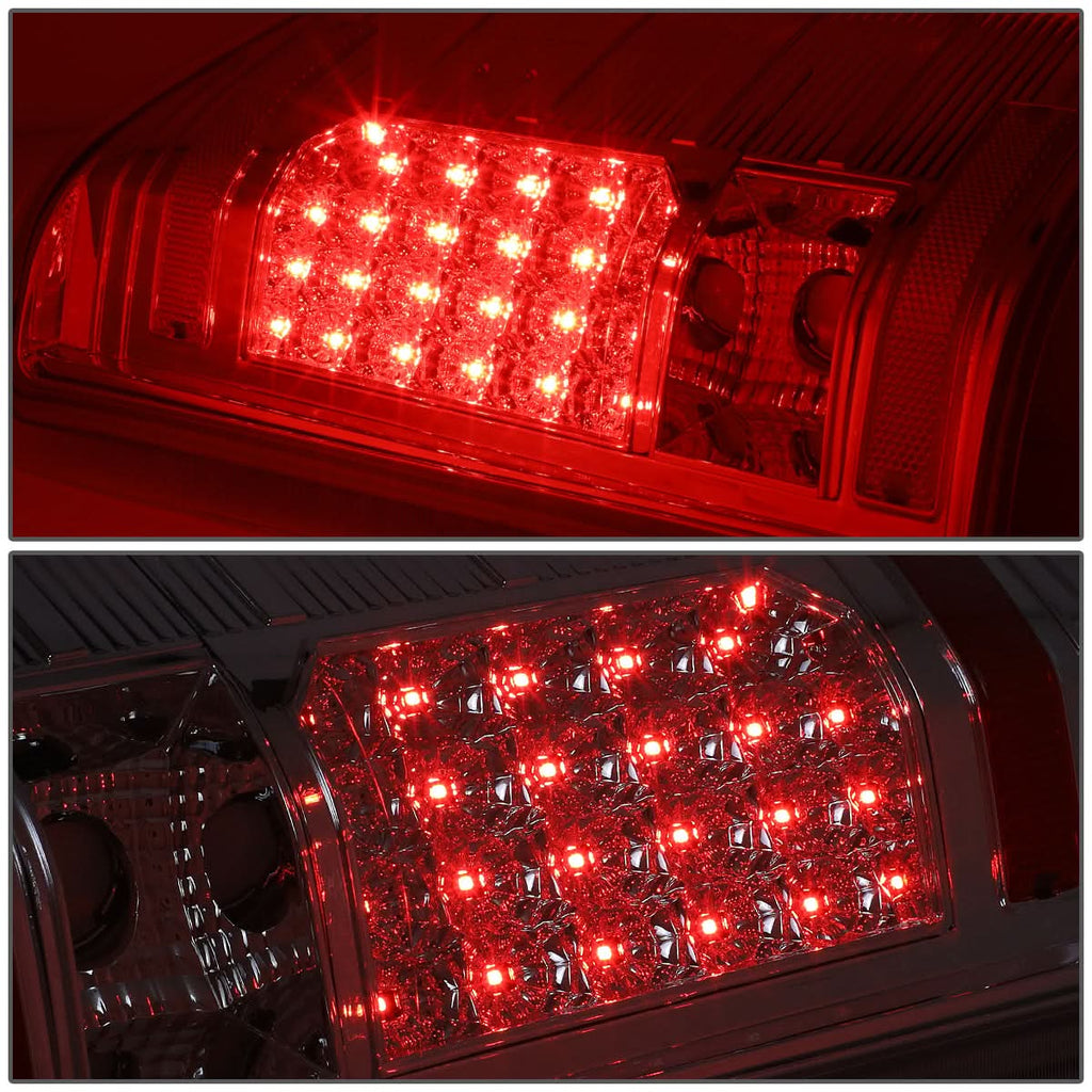 07-14 Chevy Silverado GMC Sierra LED Tail Lights - Chrome/Clear