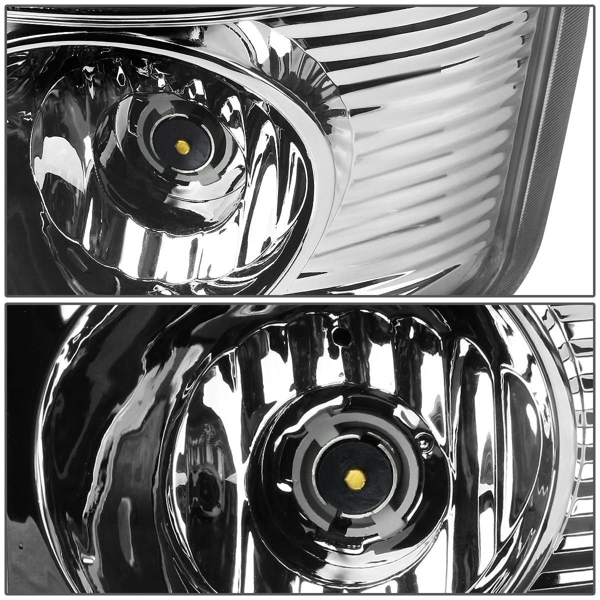 02-06 Dodge Ram LED Tail Lights - Chrome Red
