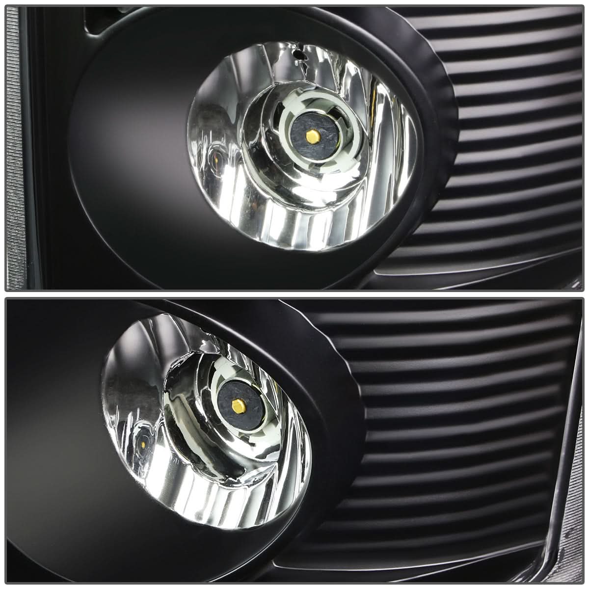 07-09 Dodge Ram C-Bar 3D U-Halo LED Tail Lights Black/Clear