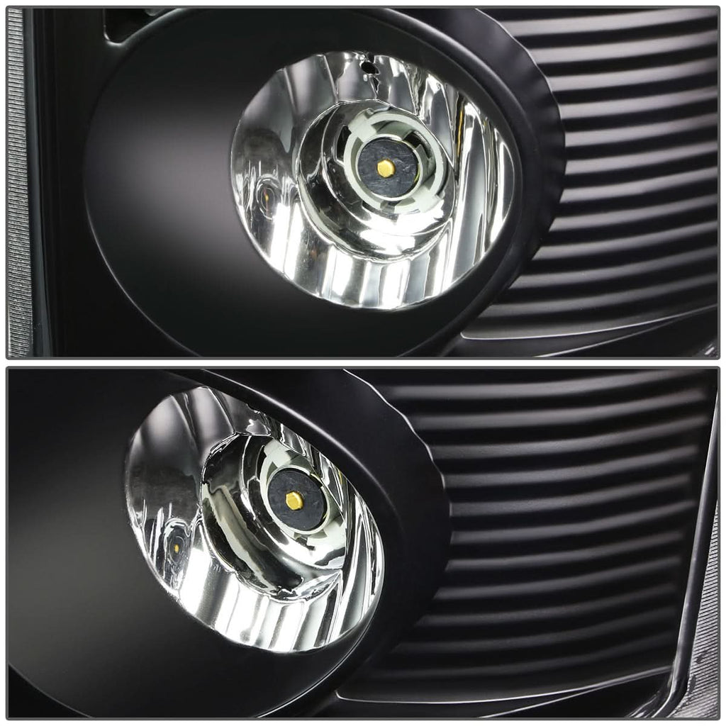 2007-2009 Dodge Ram LED Tail Lights - Black/Clear