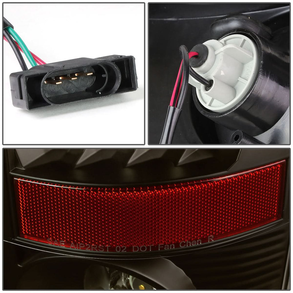 07-09 Dodge Ram 1500 2500 3500 LED Tail Lights - Black Smoke