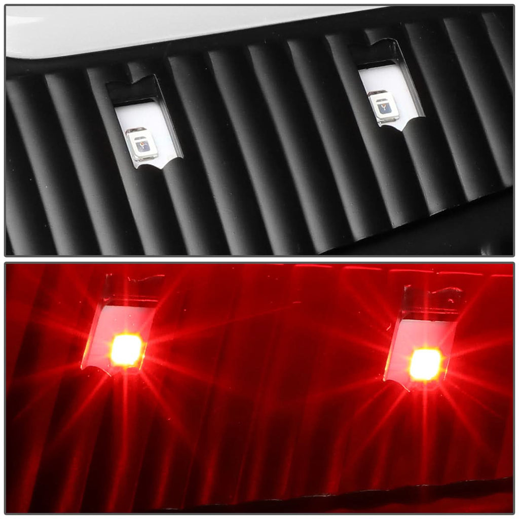 09-17 Dodge Ram 1500/2500/3500 C-Bar Style 3D LED Tail Lights Black/Clear