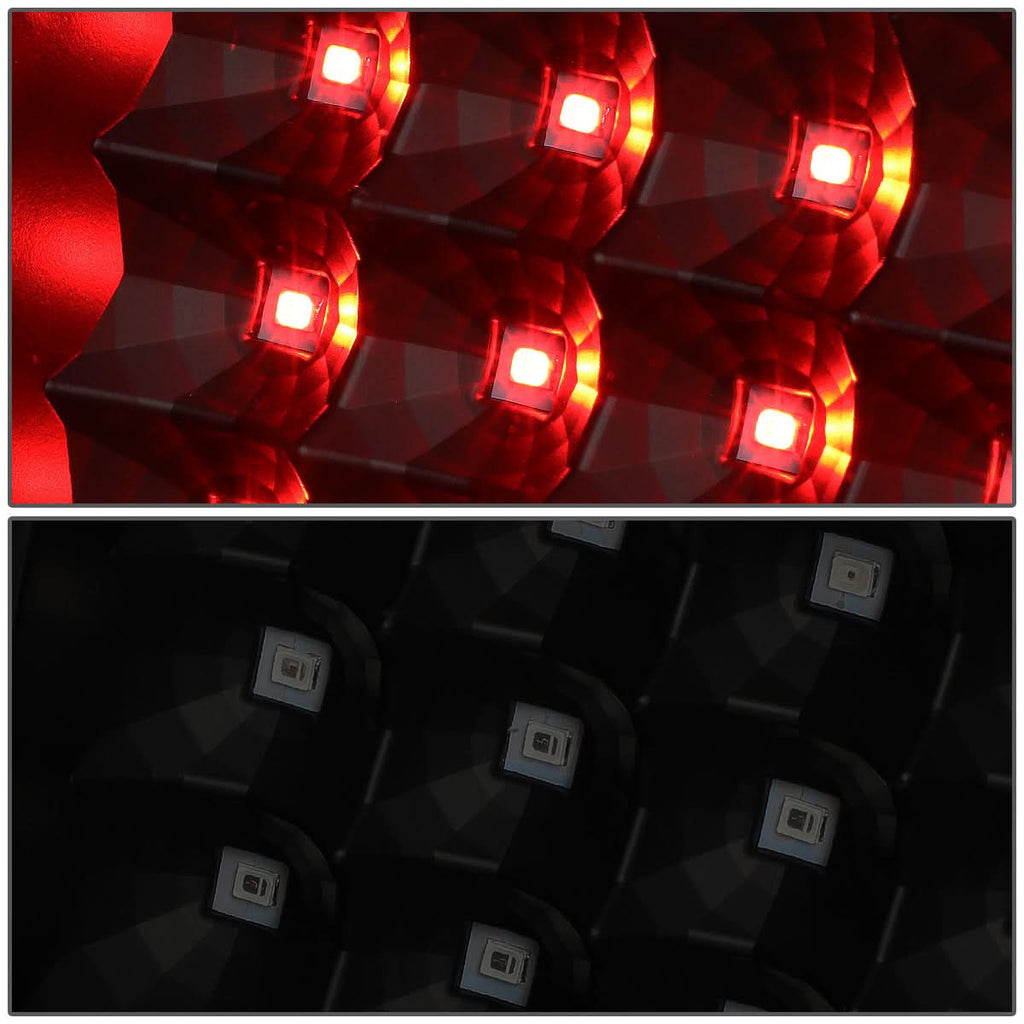04-08 Ford F-150 3D C-Bar LED Tail Lights - Black/Smoke