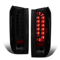 90-97 Ford F-150/F-250/F-350/Bronco LED Tail Lights - Black/Smoke