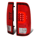 97-07 Ford F-150 F-250 F-350 F-450 F-550 C-Bar 3D LED Tail Lights Chrome
