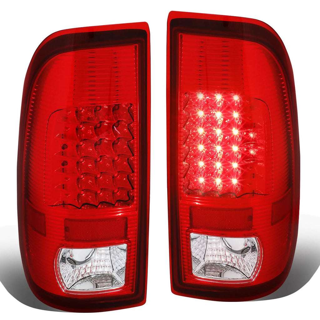 08-16 Ford F-250/F-350/F-450/F-550 Super Duty LED Tail Lights Chrome