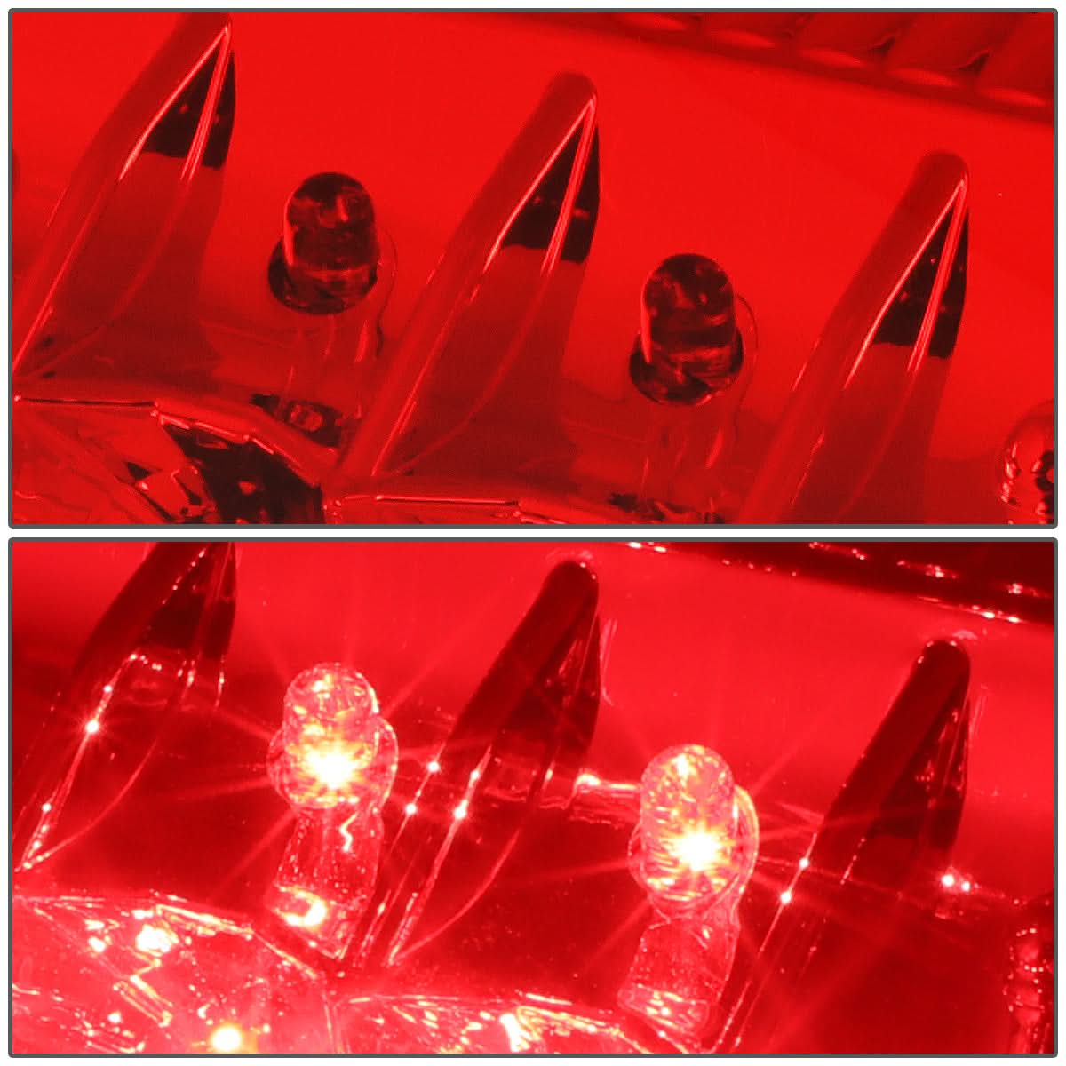 08-16 Ford F-250/F-350/F-450/F-550 Super Duty LED Tail Lights Chrome