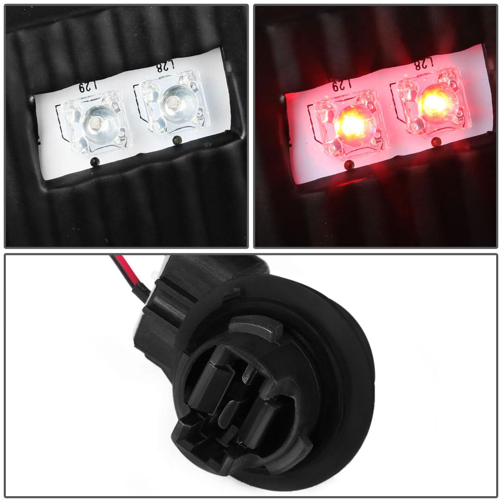 2000-2006 Chevrolet Tahoe Suburban GMC Yukon LED Tail Lights Black