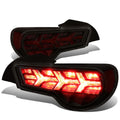 13-17 Subaru BRZ Black Housing Smoke Lens Tail Lights