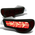 13-17 Subaru BRZ Chrome Housing Smoke Lens Tail Lights
