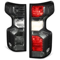 2019-2024 Chevrolet Silverado 1500 LED Tail Lights - Black Smoke