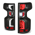 2019-2024 Chevrolet Silverado 1500 LED Tail Lights Clear Lens