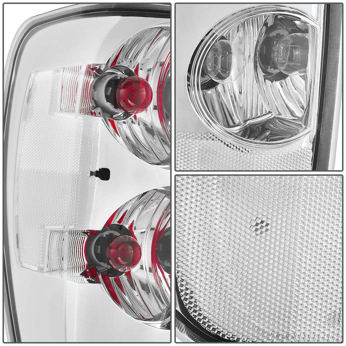 04-12 Chevrolet Colorado / GMC Canyon Chrome Clear Tail Lights