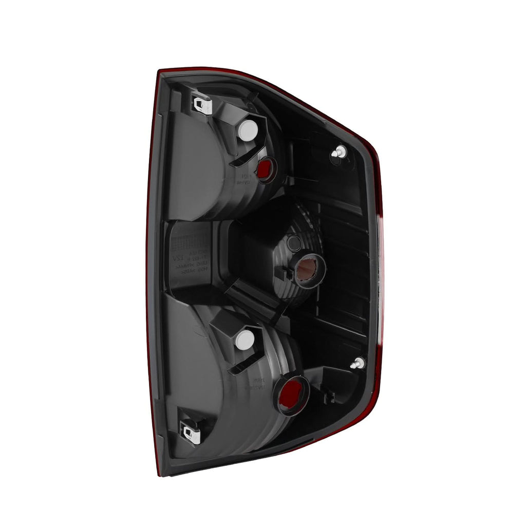 14-21 Toyota Tundra Dark Red Clear Lens Tail Light Set
