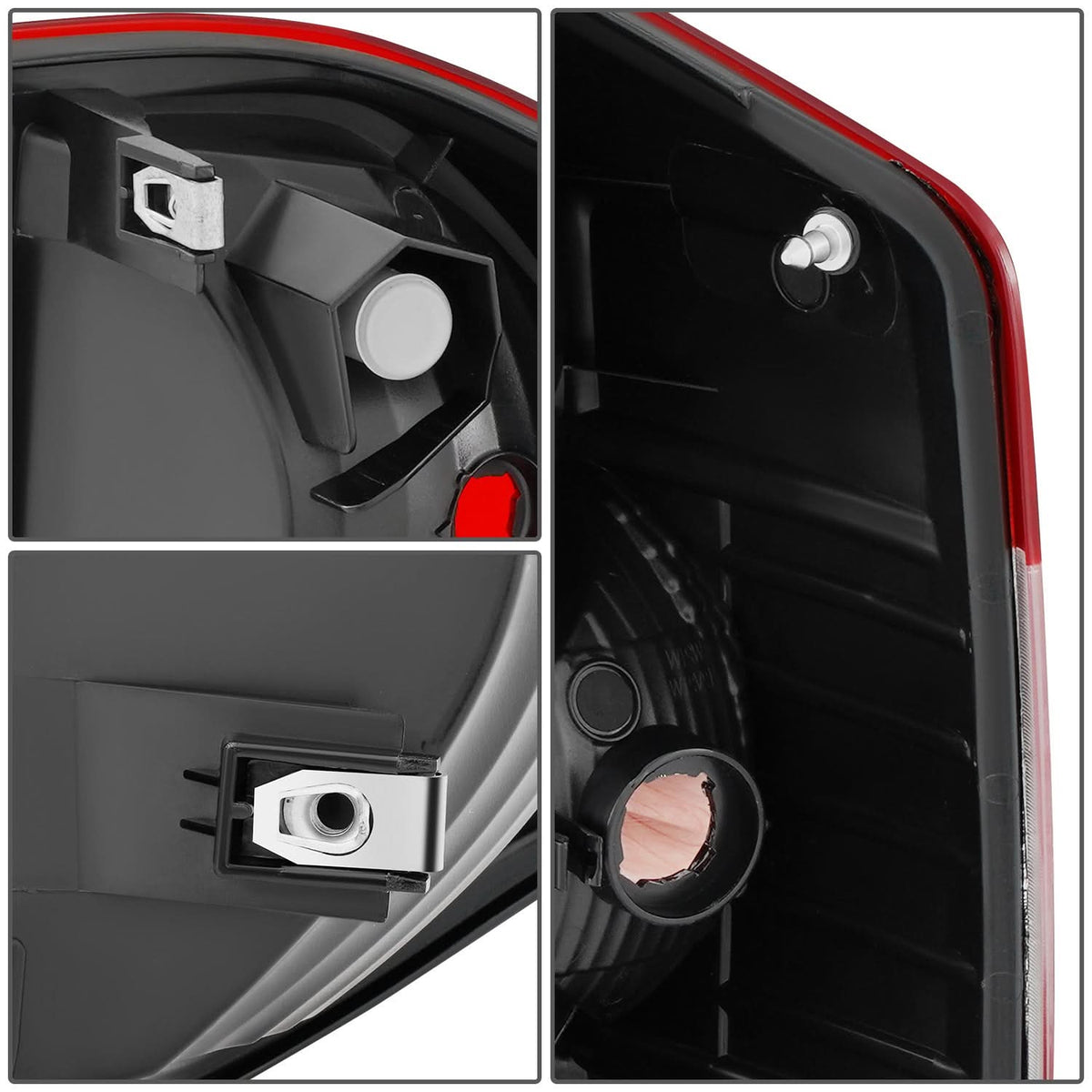 2014-2021 Toyota Tundra Passenger Side Tail Light Red Clear Lens