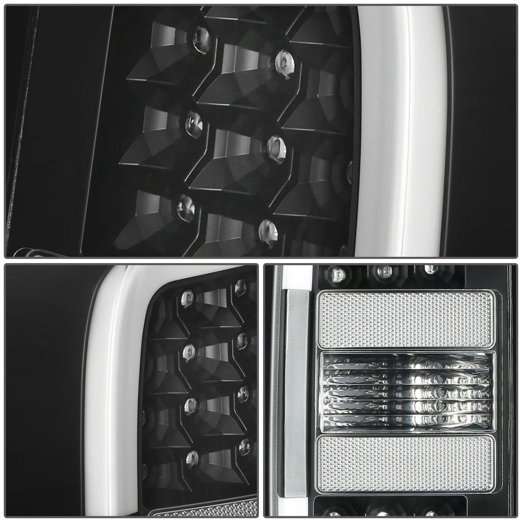 15-22 Chevrolet Colorado Black LED Tail Lights - Clear Lens