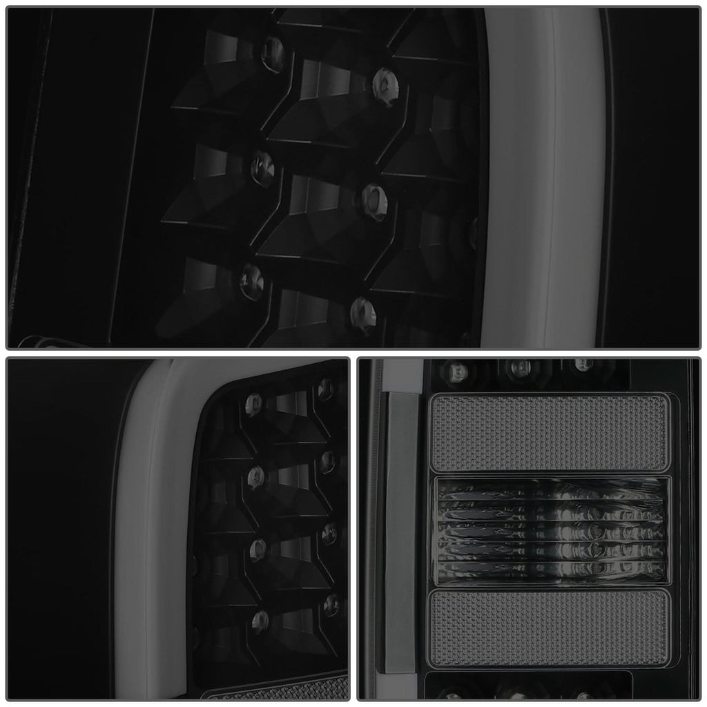 2015-2022 Chevrolet Colorado Black LED Tail Lights with Light Tube