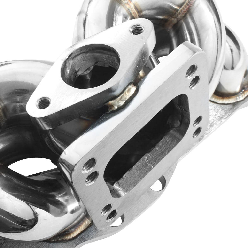 89-98 Nissan 240SX S13/S14 CA18 Top Mount Turbo Manifold Stainless Steel